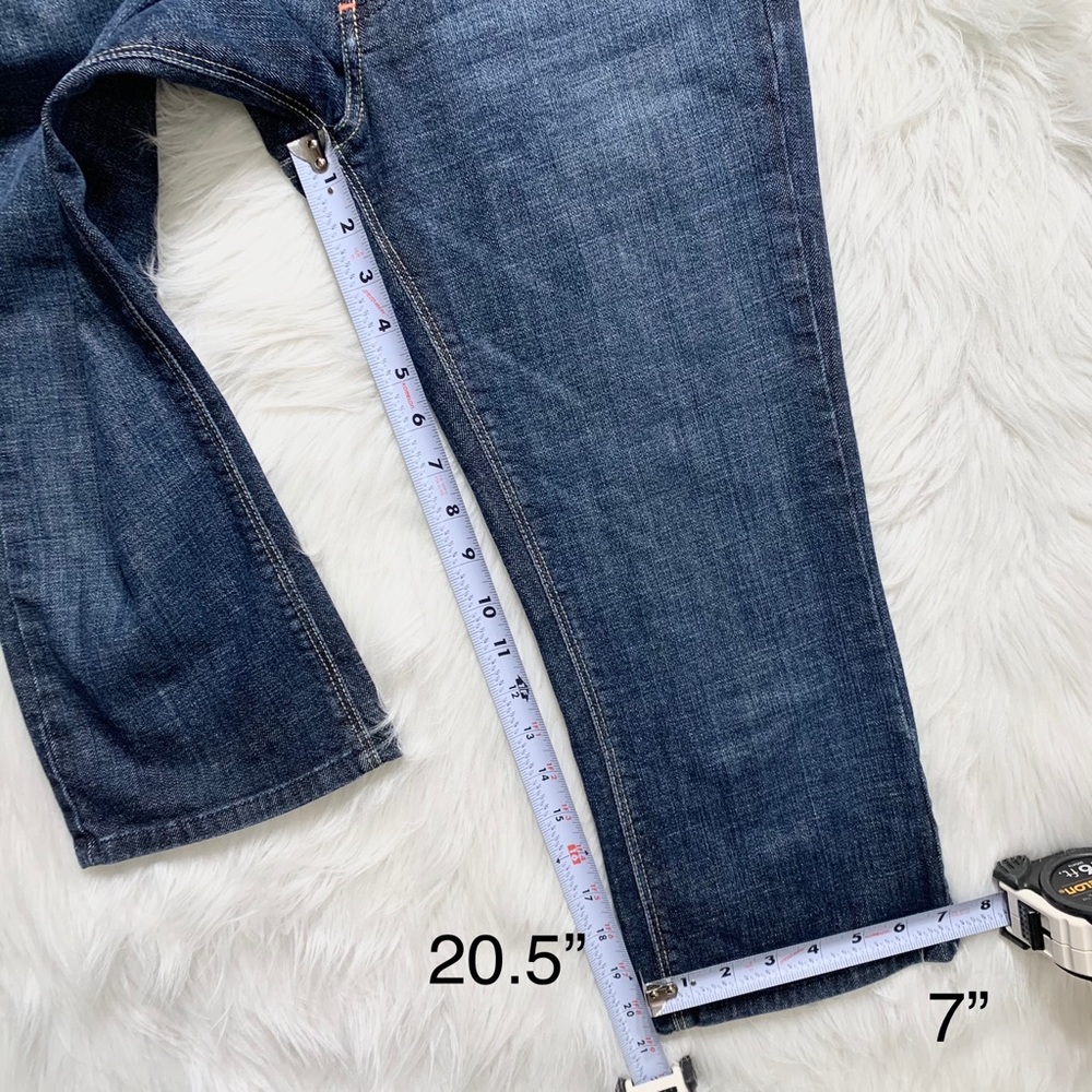 SOLD-James Jeans Cropped Dry Aged Denim Jeans - Picture 9 of 9